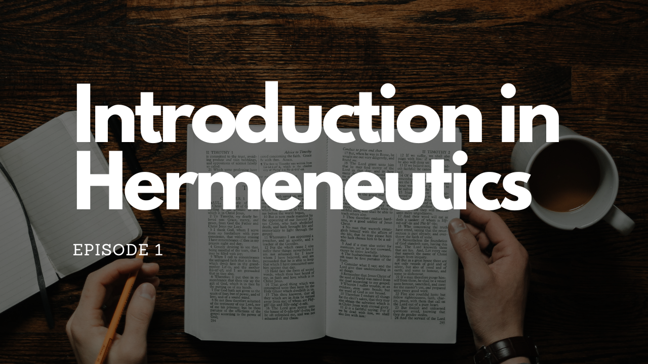 CZ Alive - Getuigenis Online Course: How to read and interpret the Bible (Hermeneutics)